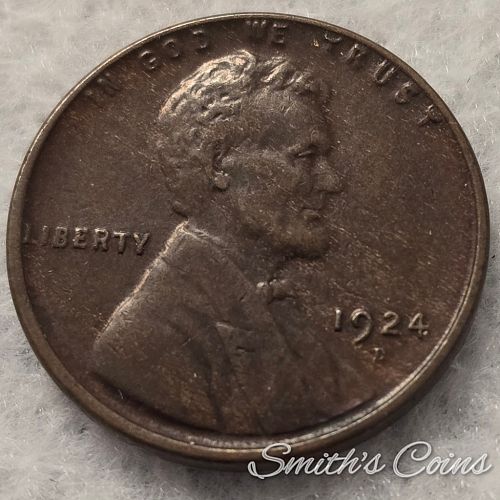 1924 D ~ Lincoln Wheat Cent ~ VF-30