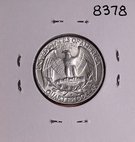 1964 D WASHINGTON QUARTER #8378