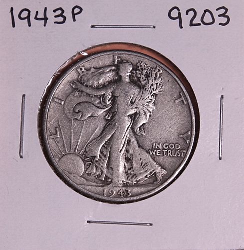 1943 P WALKING LIBERTY HALF DOLLAR #9203