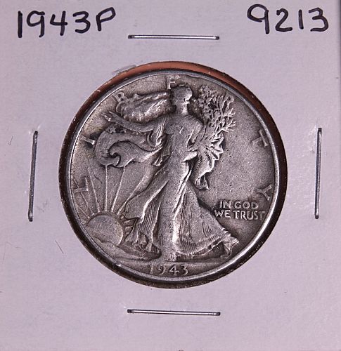 1943 P WALKING LIBERTY HALF DOLLAR #9213