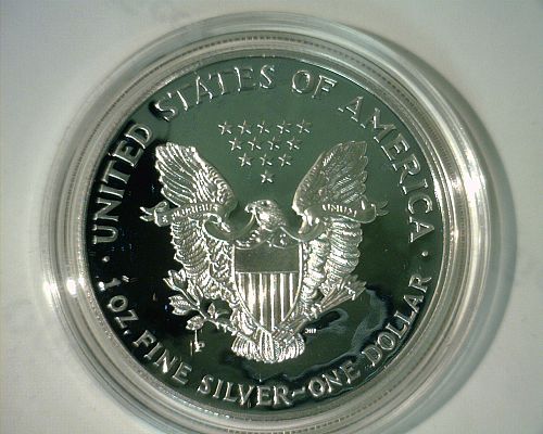 2000  P  PROOF  SILVER  AMERICAN EAGLE WITH MINT BOX AND COA  NICE LOOKING COIN