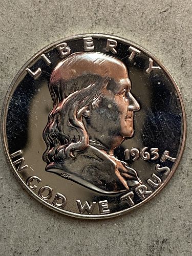 1963 Franklin Half Dollar PR66