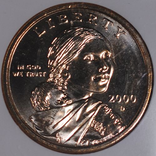 2000D Sacagawea Dollar NGC MS-67PL Millennium Edition