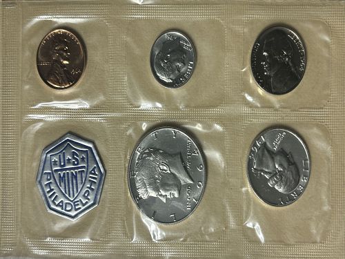 1964 United States Proof Set 5-Coin Set