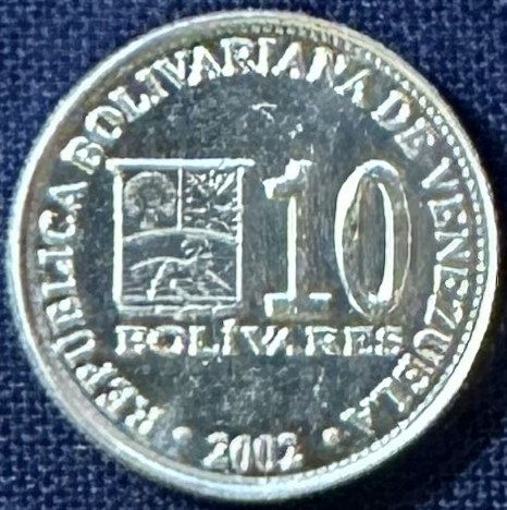 Venezuela - 2002 - 10 Bolivares [#3]