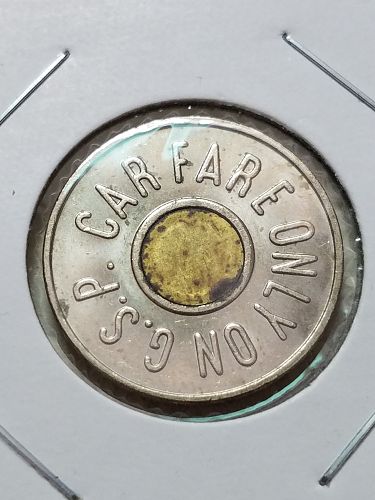 Car Fare - Garden State Parkway New Jersey GSP Toll Token