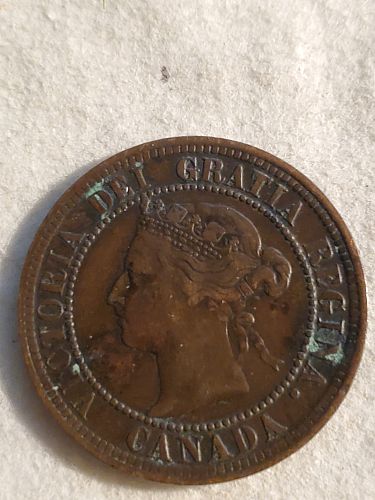 1891 Canadian 1 Cent