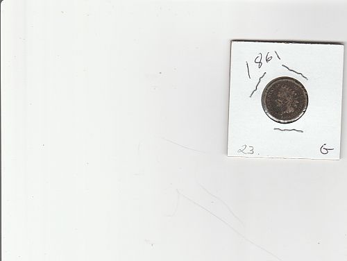 1861  INDIAN HEAD CENT