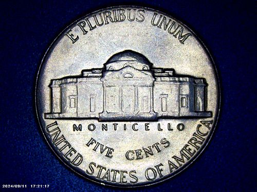 1956 P Jefferson Nickel Gem Brilliant Uncirculated