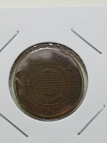 Token - Sportsworld Amusement Park Paramus, New Jersey