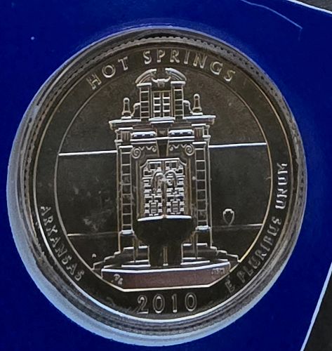 2010-P Hot Springs Quarter - BU in Original Mint Cello A30
