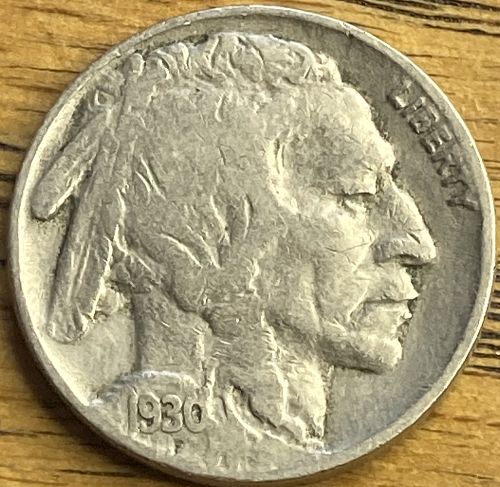 1930 Buffalo nickel in FINE condition