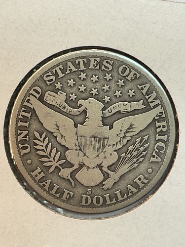 1914-S Barber Half Dollar