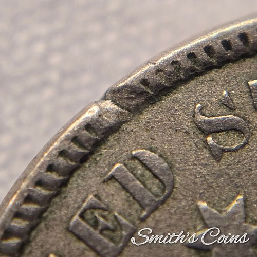 1869 ~ Shield Nickel ~ Net VG