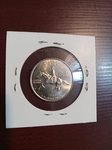 1999P State Quarter full spitting Horse Error coin
