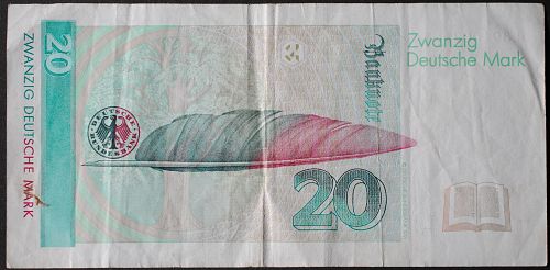 Germany/Federal Republic P39b 20 Deutschemarks VF