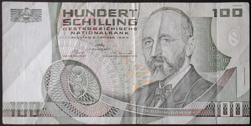 Austria P150 100 Schilling VF