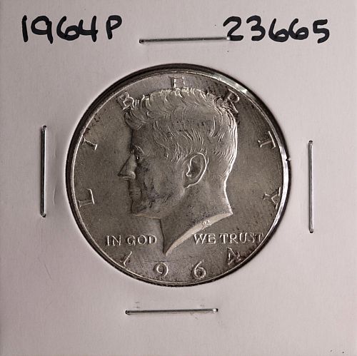 1964 P KENNEDY SILVER HALF DOLLAR #23665
