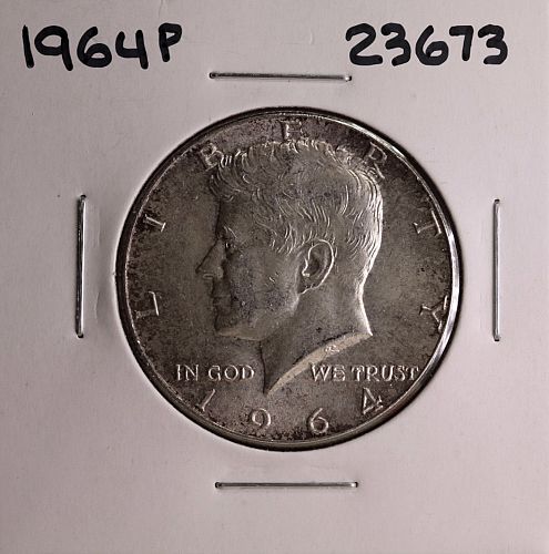 1964 P KENNEDY SILVER HALF DOLLAR #23673