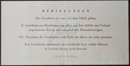 1970's Germany/DDR Ship's Currency 5 Pfennig AU