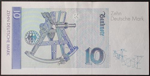 Germany Federal Republic P38a 10 Deutschemark XF+