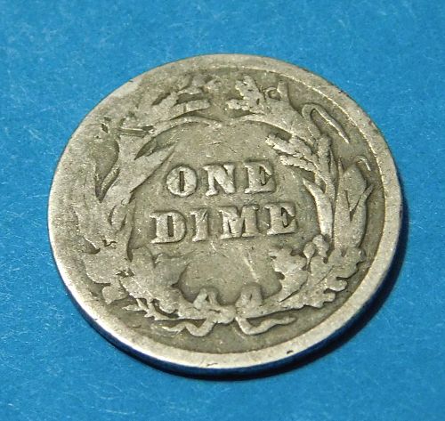 1899 P BARBER DIME,