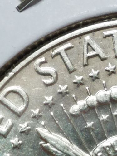 1967 P Kennedy Half Dollar .400 Silver DDR Error Double Die Reverse