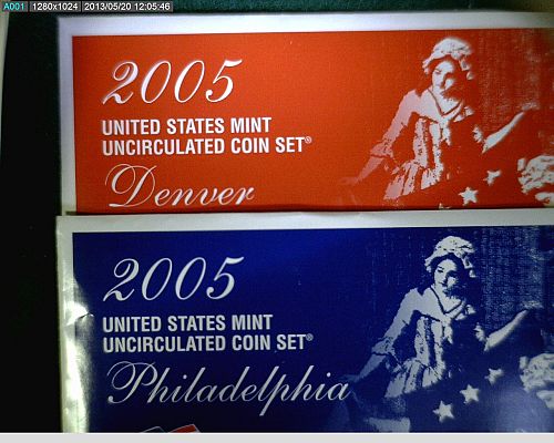 2005 Mint set Both P & D Mints