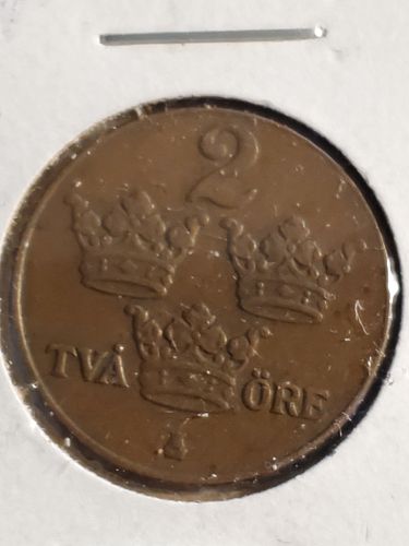 1936 Sweden 2 Ore