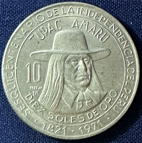 Peru - 1971 - 10 Soles [#3]