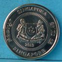 Singapore 3rd series 5 Cents to $1 - 5 pieces 2013