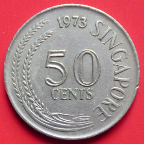 Singapore 50 Cents 1973 km 5