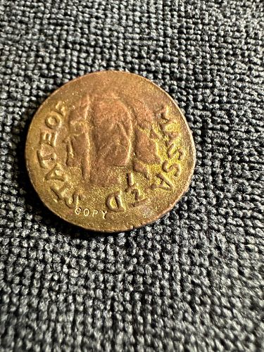 1776 Halfpenny "Janus" Copper (Copy)   DA