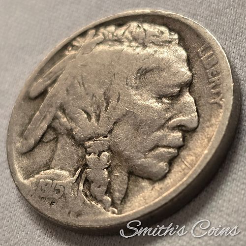 1915 S ~ Buffalo Nickel ~ VG