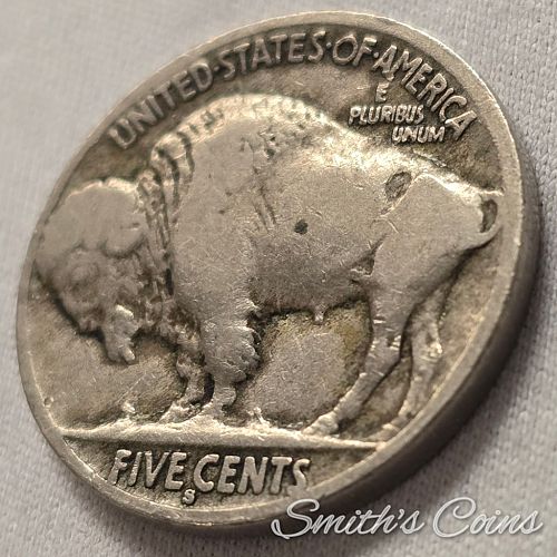 1915 S ~ Buffalo Nickel ~ VG