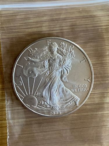 2009 American Silver Eagle. Uncirculated