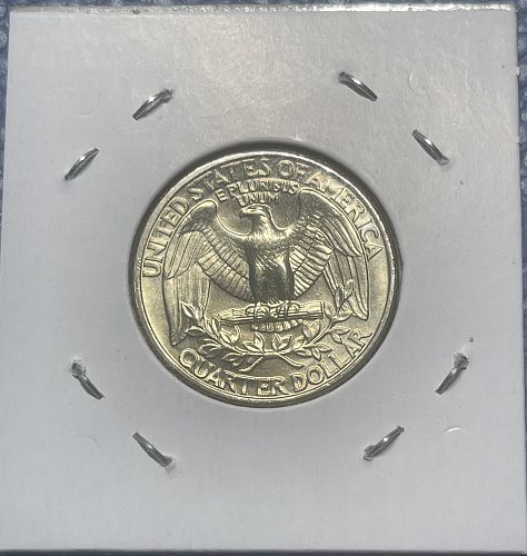 1977-D Washington Clad Quarter ~ BU/MS60+ Condition Still in Cellophane