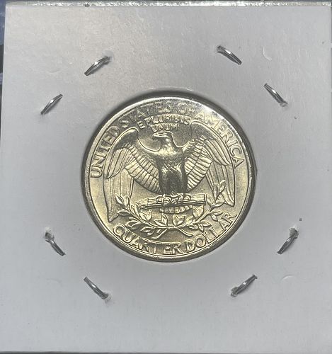 1977-D Washington Clad Quarter ~ BU/MS60+ Condition Still in Cellophane