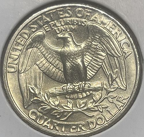 1977-D Washington Clad Quarter ~ BU/MS60+ Condition Still in Cellophane