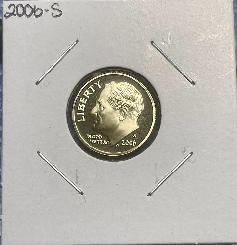 2006-S Roosevelt Clad Proof Dime • Cameo Proof Direct from Mint Proof Set