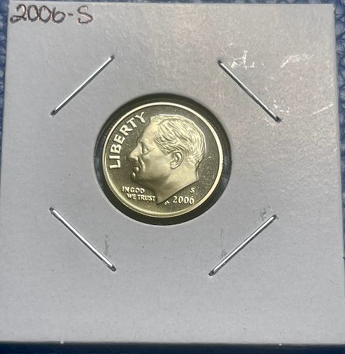 2006-S Roosevelt Clad Proof Dime • Cameo Proof Direct from Mint Proof Set