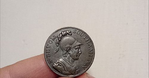 1791 Middlesex Southampton Sir Bevois Half Penny