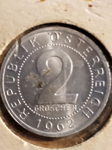 1962 Austria 2 Groschen