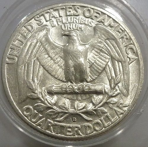 1953-D ABOUT UN-CIRCULATED Washington Quarter  AU # (400-28)
