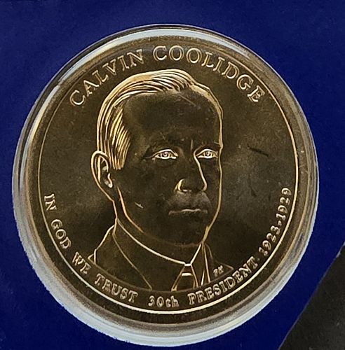 2014-P Coolidge Presidential Dollar - BU in Original Mint Cello (C13)