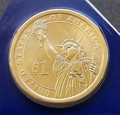 2014-P Coolidge Presidential Dollar - BU in Original Mint Cello (C13)