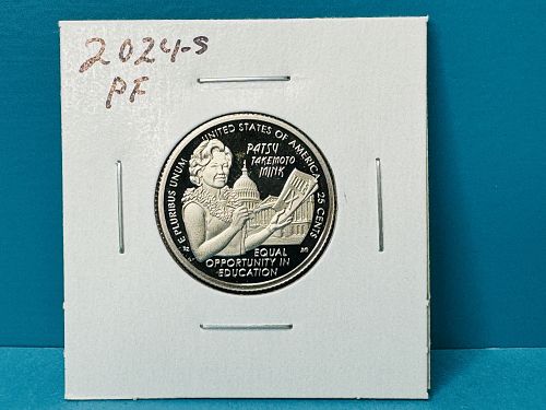 2024-S Proof Patsy T Mink American Women Quarter
