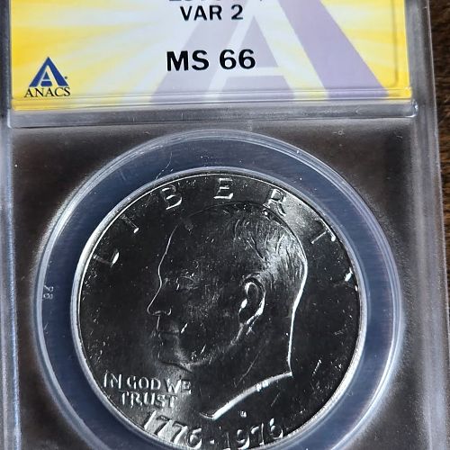 1976-D Dwight D. Eisenhower Dollar - ANACS GRADED MS66!!!