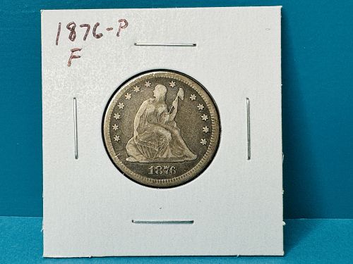 1876-P Seated Liberty Quarter