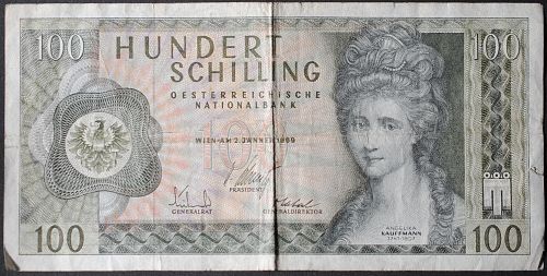 Austria P145a 100 Schilling VF